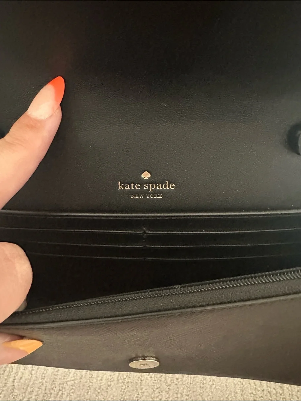 Kate Spade Tan and Black Crossbody Bag